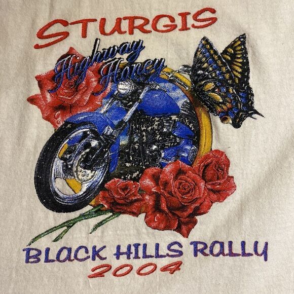 Tops - Vintage Sturgis HIGHWAY HONEY T Shirt
